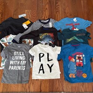 Boys t-shirt bundle NWT 4-6
